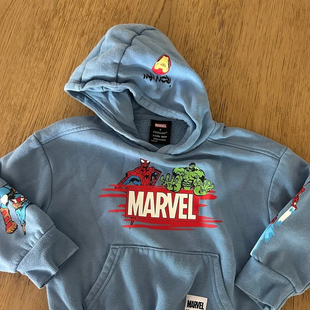 Boys Marvel Spiderman Bundle 3T Hoodie & Hanna Andersson Pajama Set